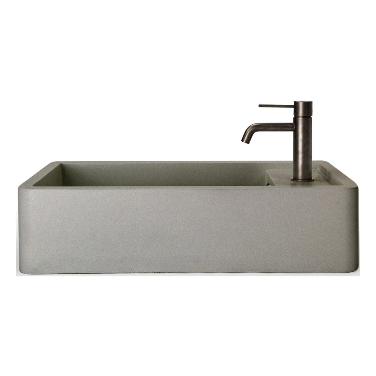 Nood Surface Mount Shelf 02 Basin in Sky Grey
