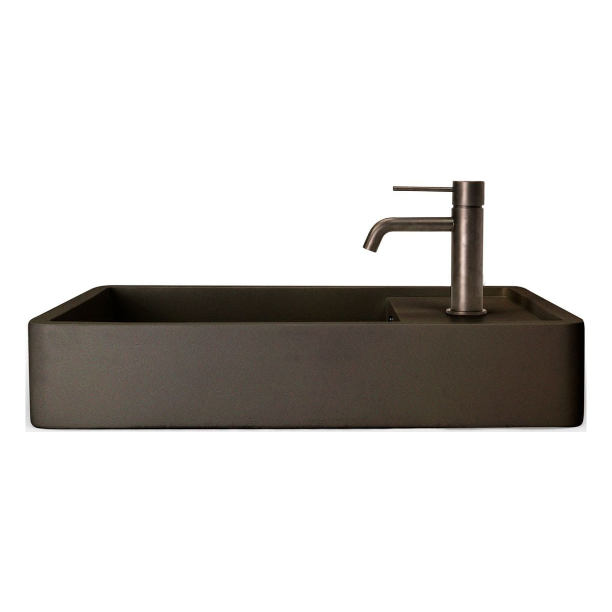 Nood Surface Mount Shelf 03 Basin in Charcoal