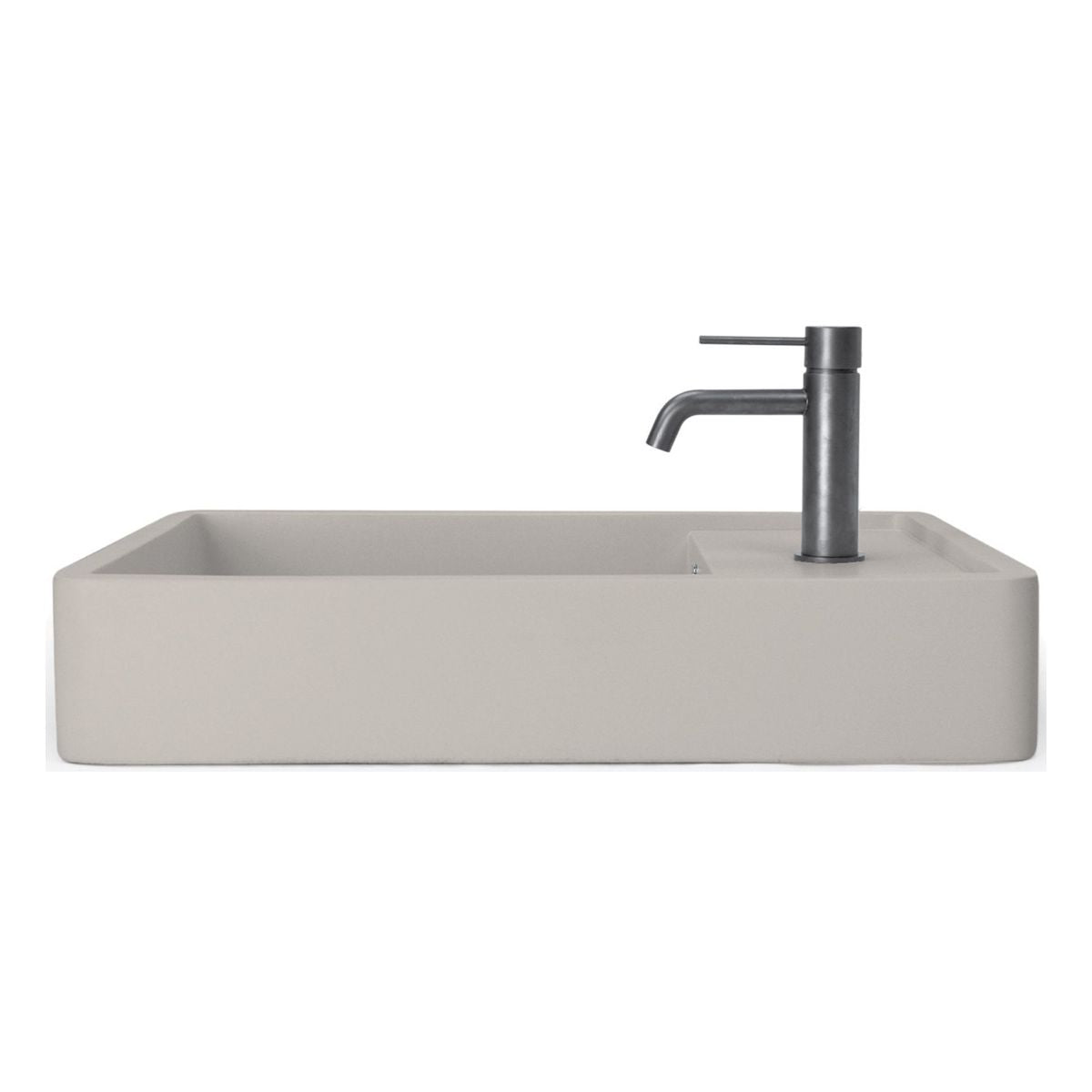 Nood Surface Mount Shelf 03 Basin in Mushroom