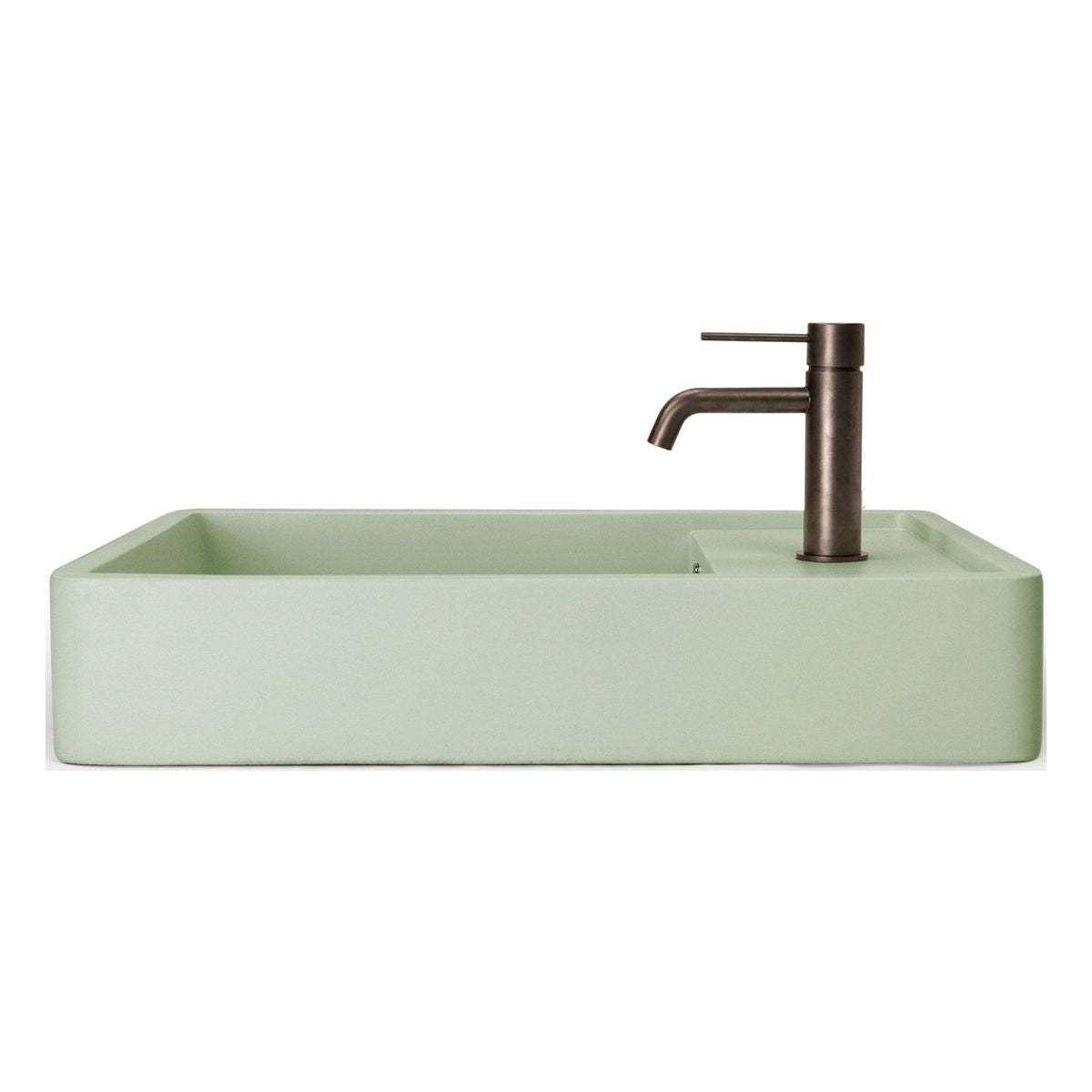 Nood Surface Mount Shelf 03 Basin in With Tap Hole/ No Overflow in Mint