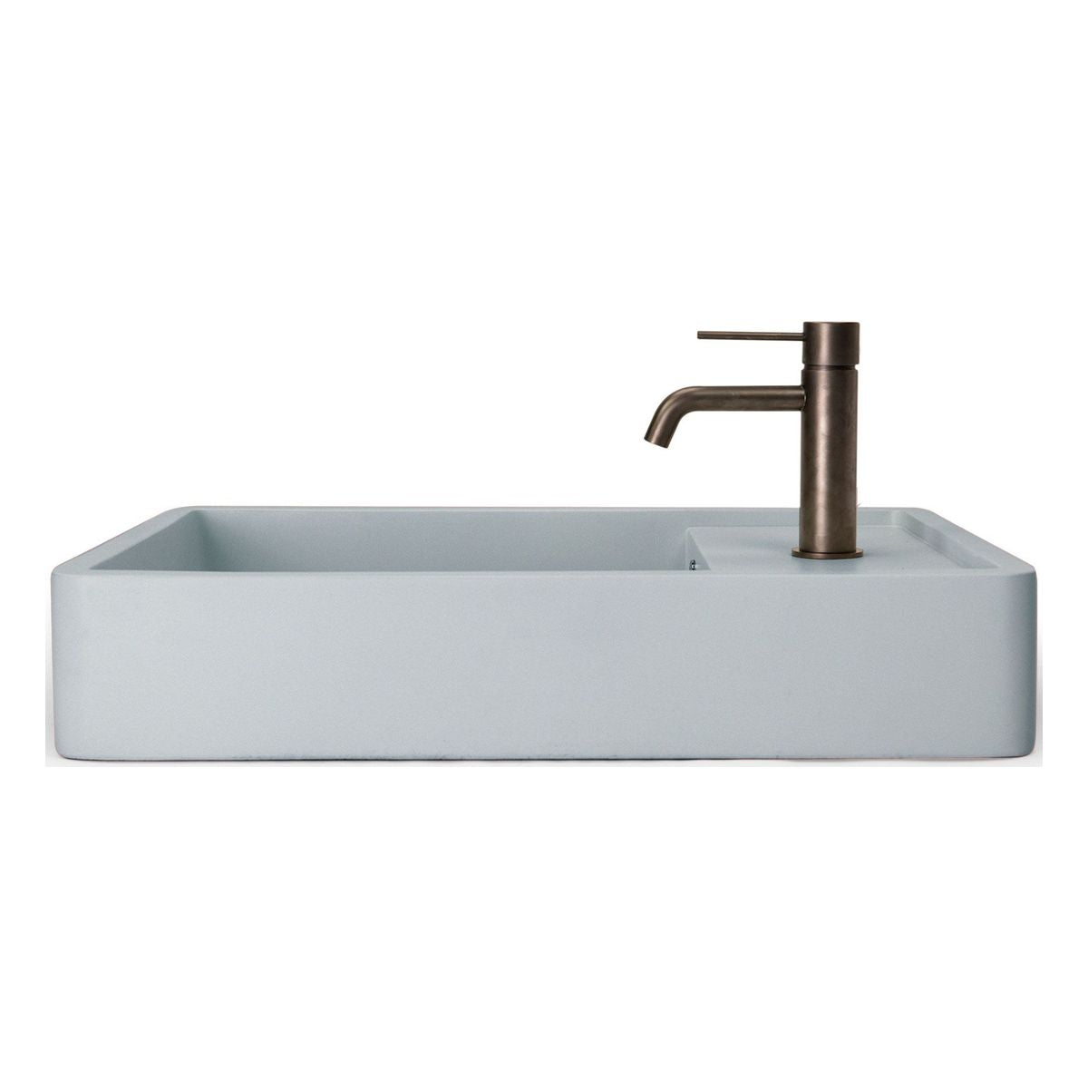 Nood Surface Mount Shelf 03 Basin in With Tap Hole/ No Overflow in Powder Blue
