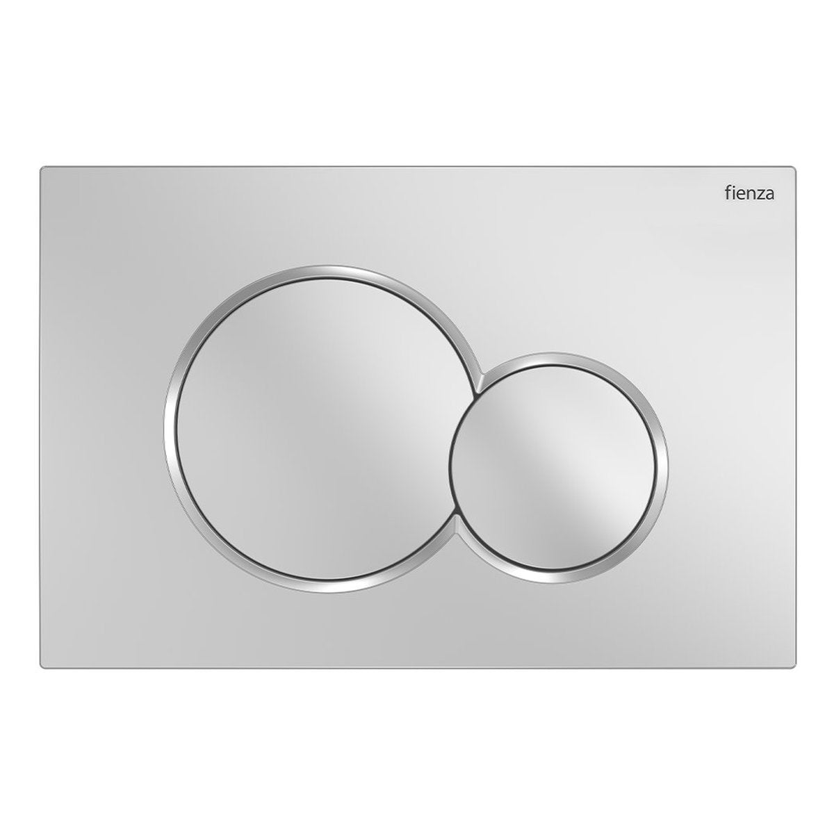 Fienza Fienza Sigma Round Button Flush Plate, Matte Chrome