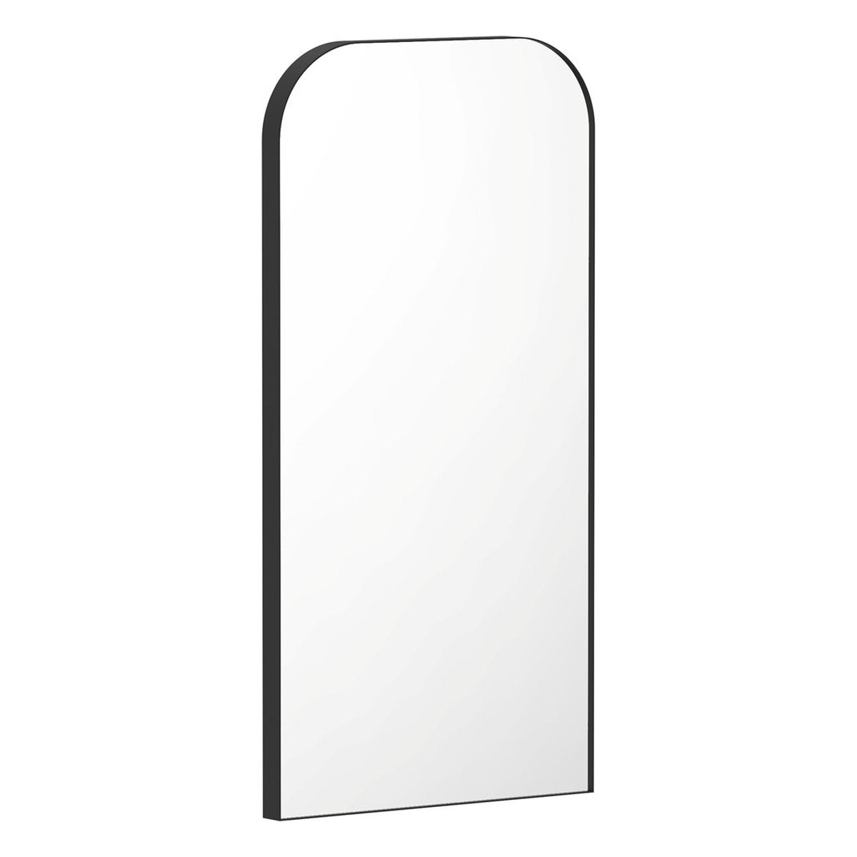 ADP Olivia Flat Arch Mirror, 450x900, Black