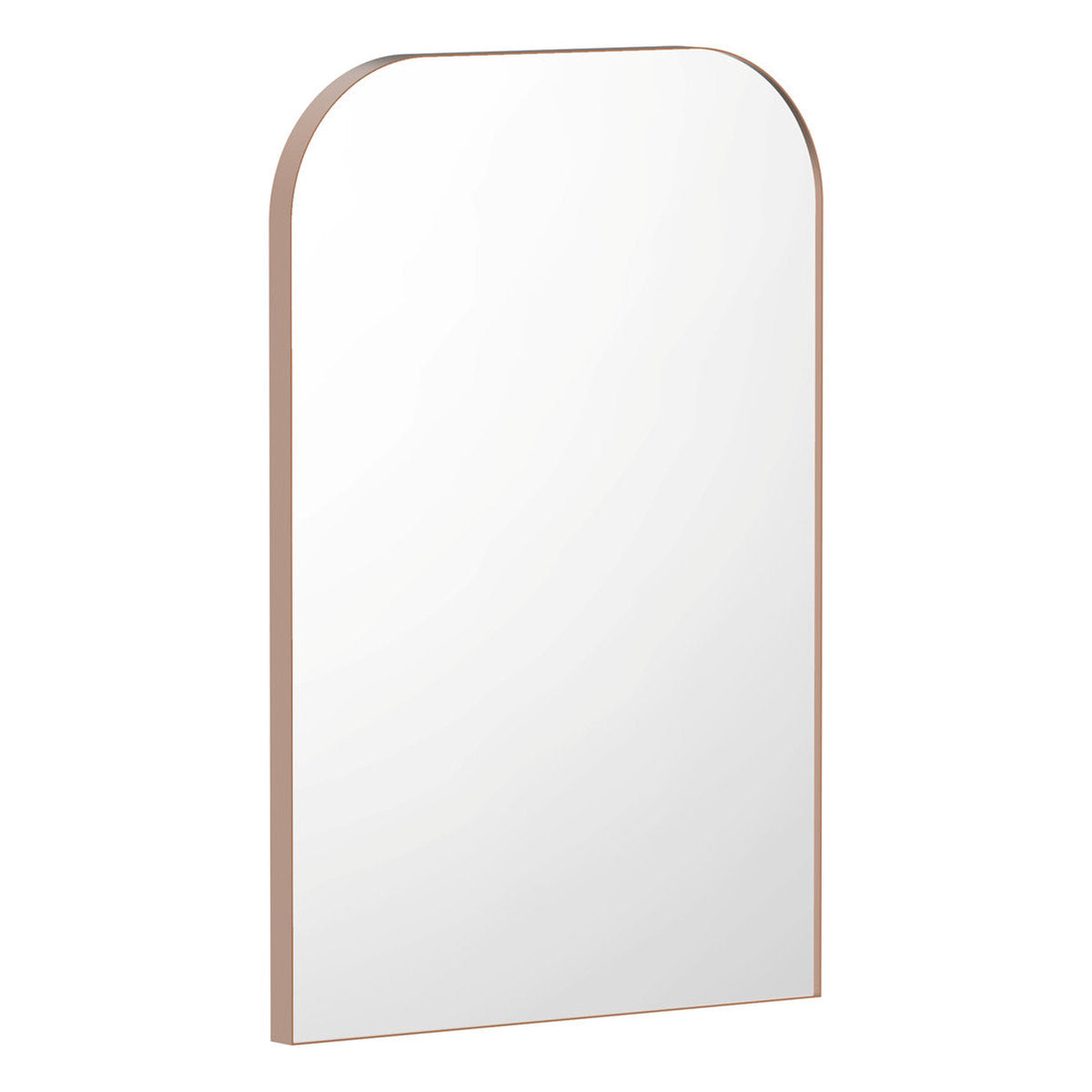 ADP Olivia Flat Arch Mirror, 600x900, Brushed Copper