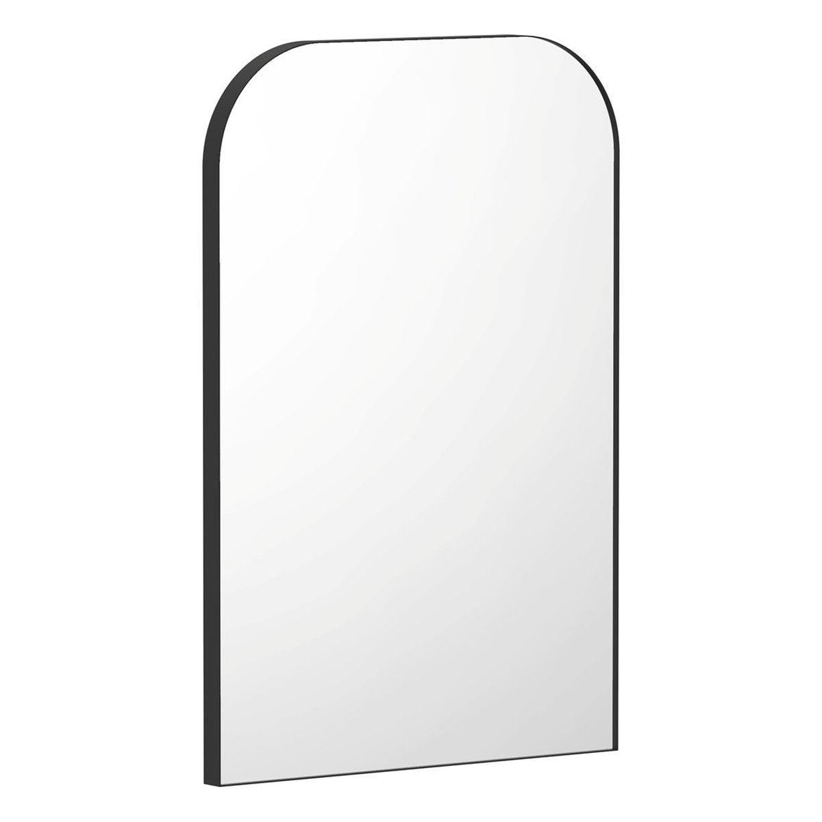 ADP Olivia Flat Arch Mirror, 600x900, Black