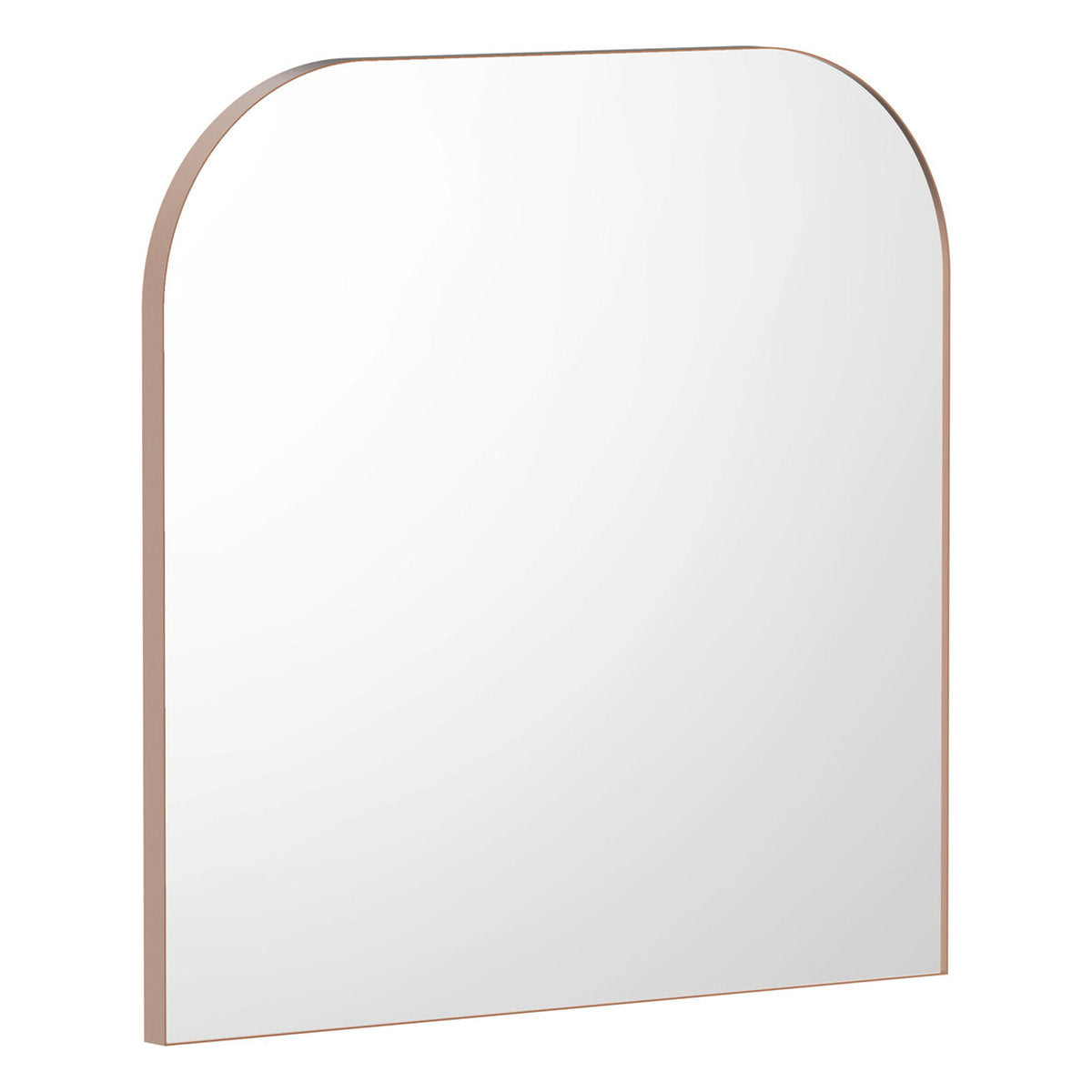 ADP Olivia Flat Arch Mirror, 900x900, Brushed Copper