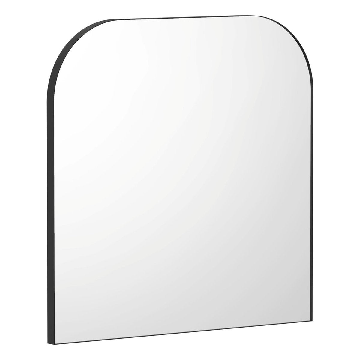 ADP Olivia Flat Arch Mirror, 900x900, Black