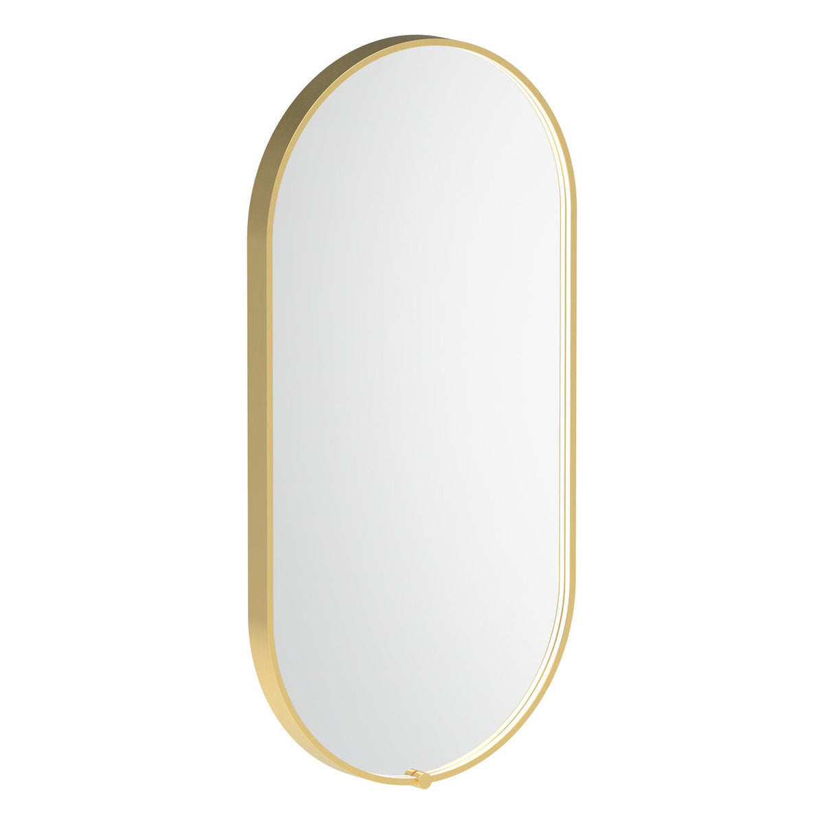 ADP Sera Pill LED Mirror, 900x450, Brushed Brass
