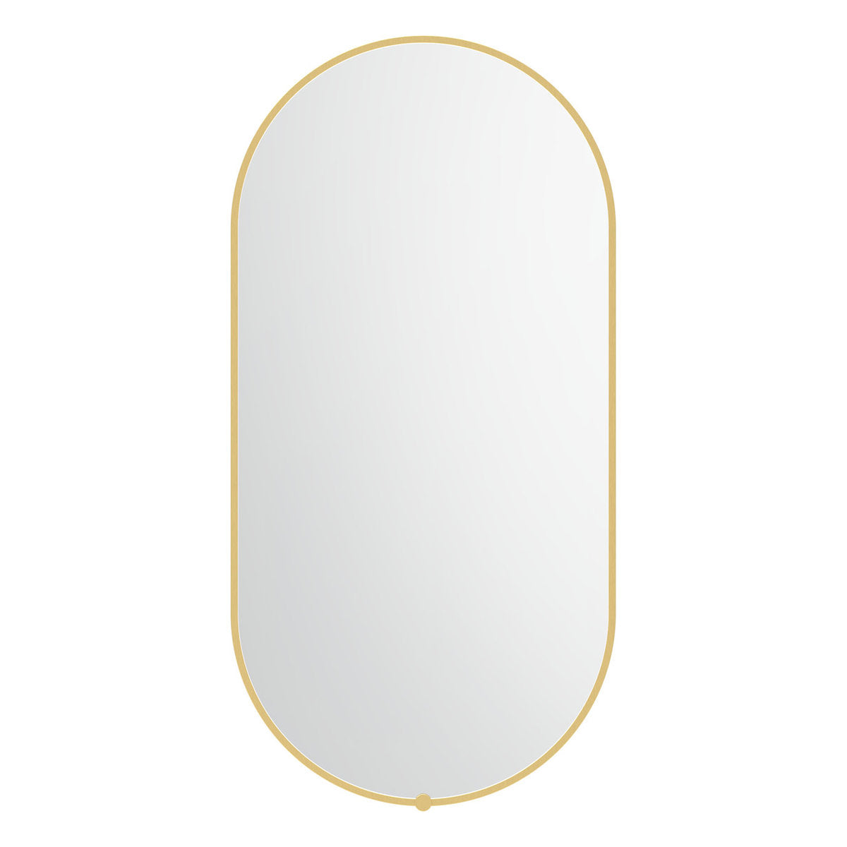 ADP Sera Pill LED Mirror, 900x450, Brushed Brass