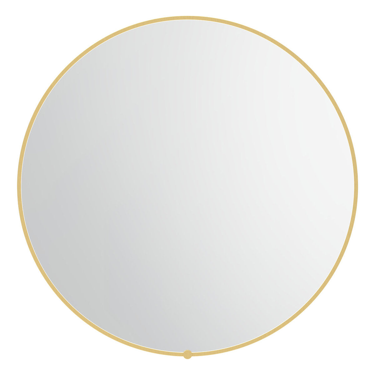ADP Sera Round LED Mirror, 750mm, Brushed Brass