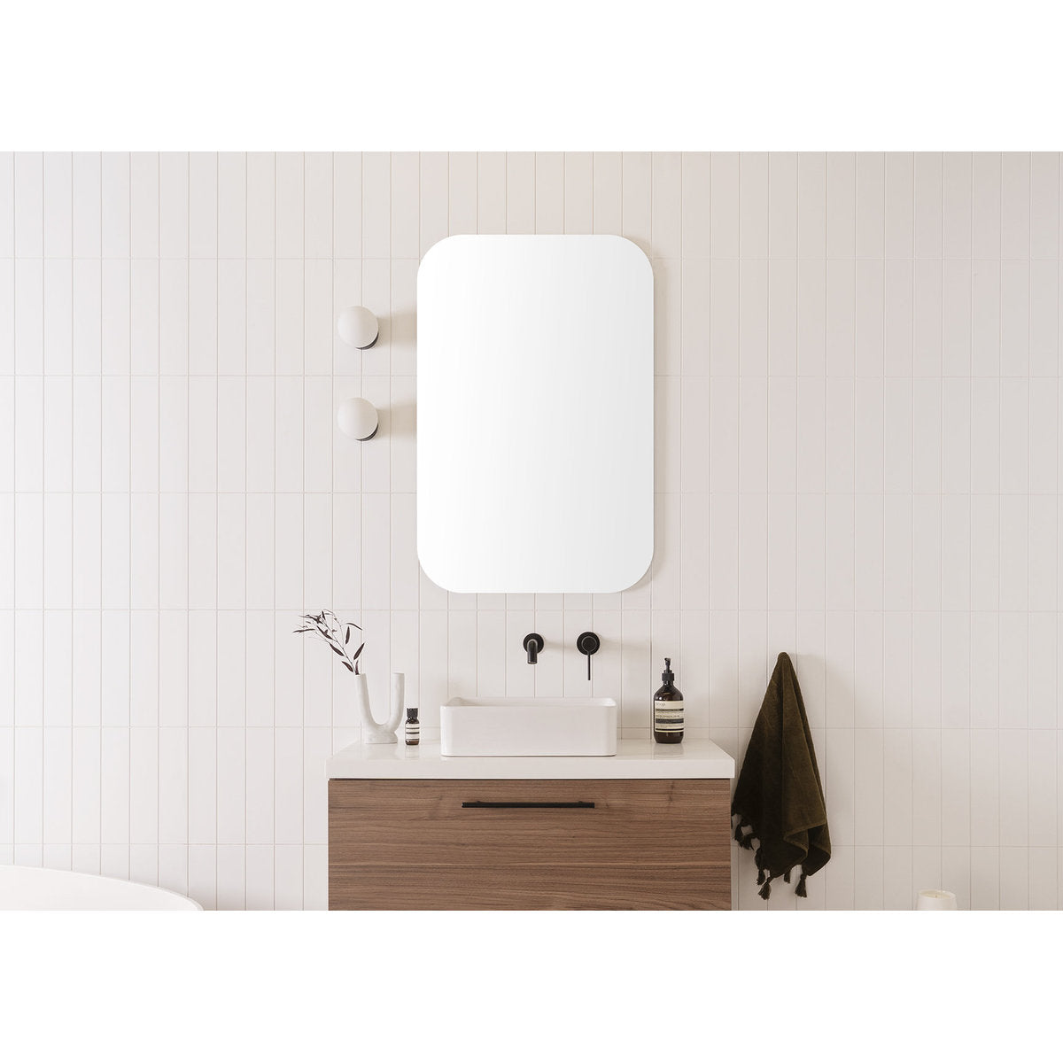 ADP Stadium Polished Edge Mirror, 600 x 900