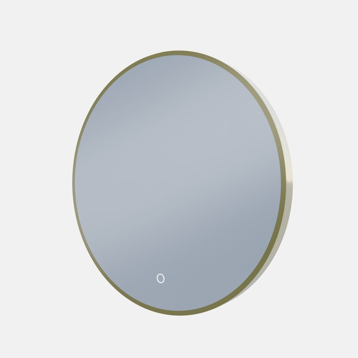 S-Series 800 Bespoke LED Mirror - Baltic Brass, 805 x 805mm