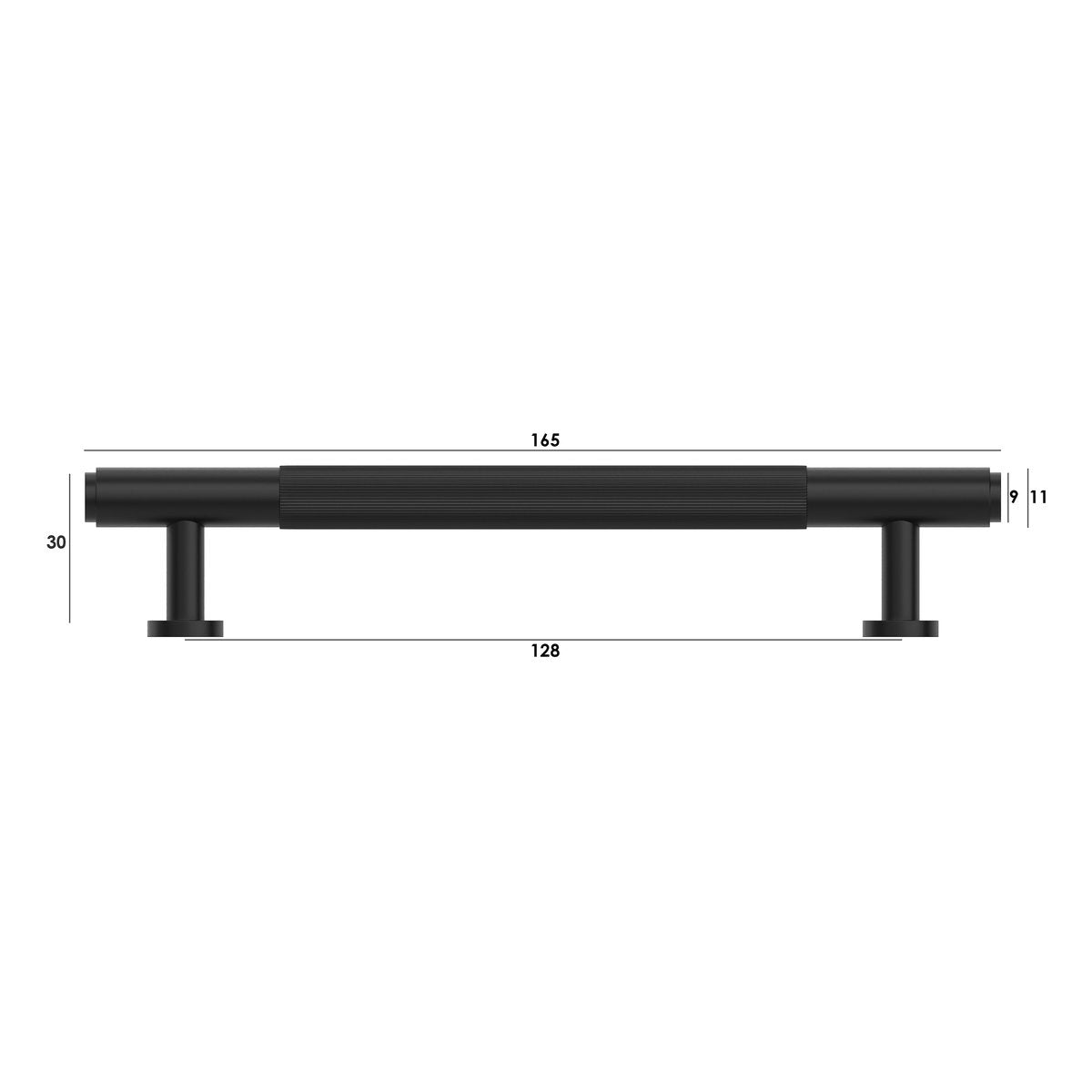 Otti Soho - Matte Black 128/165mm Handle