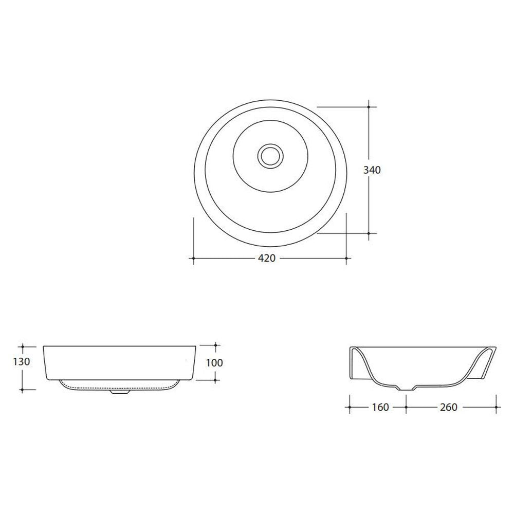 Studio Bagno Soul 1 Bench Basin