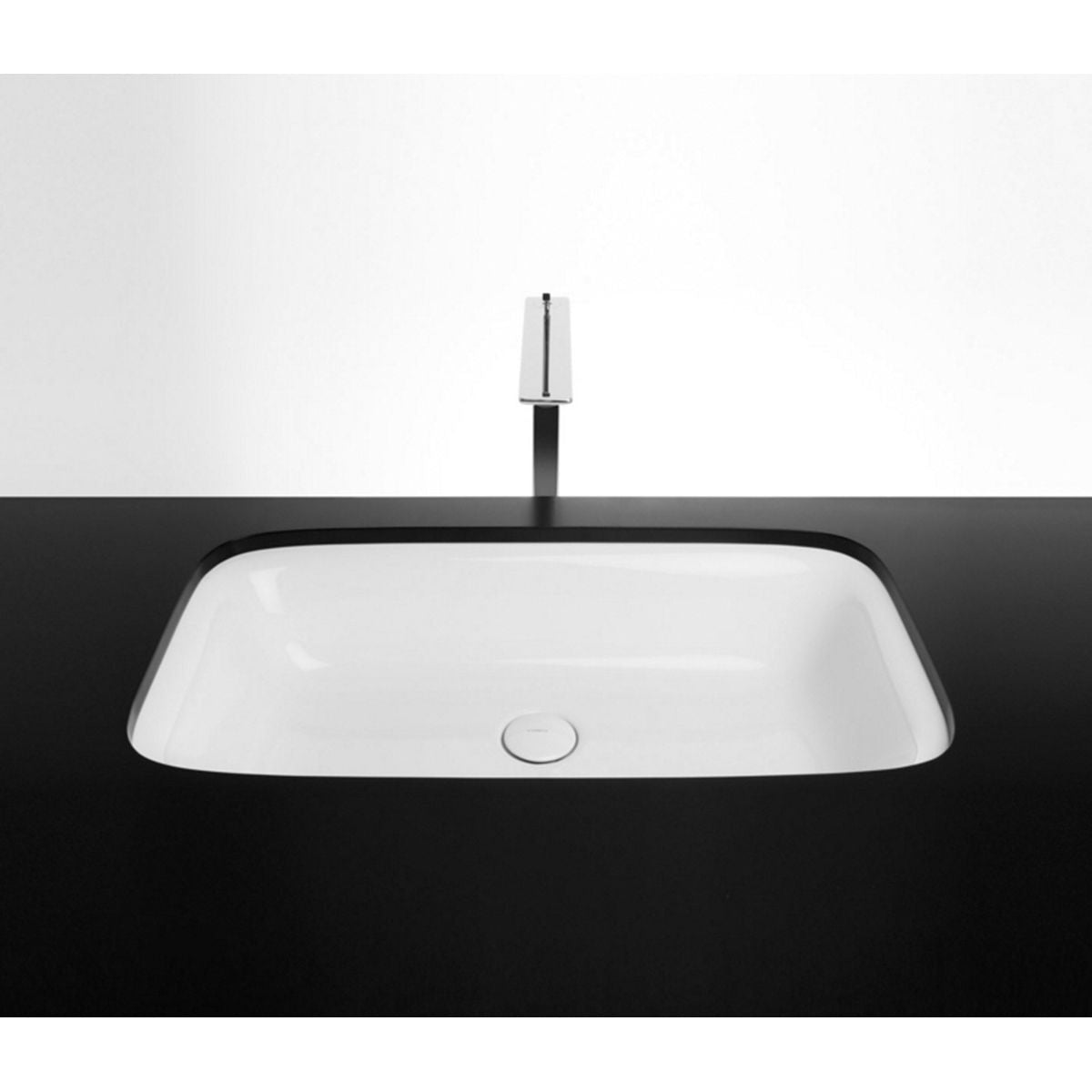 Studio Bagno Soul 2 Undercounter Basin - No Taphole, Gloss White