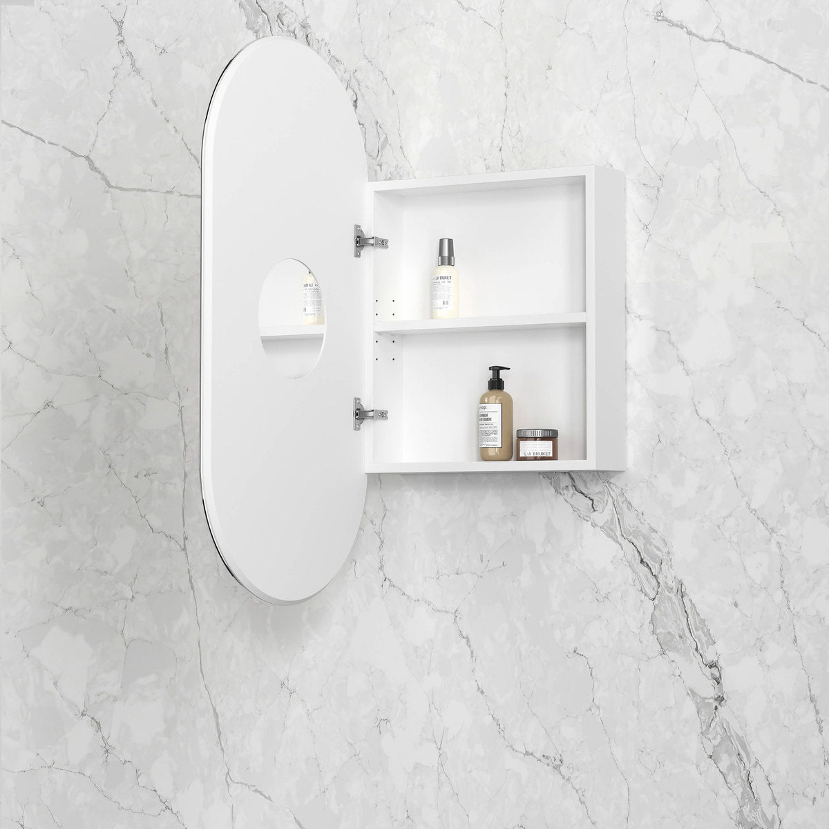 Otti Noosa 900x450 White Shaving Cabinet