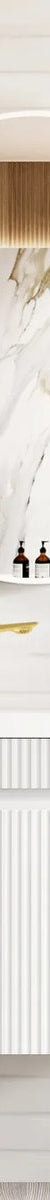 Otti Mini Ensuite Vanity 400mm Matte White Fluted Vanity with Basin