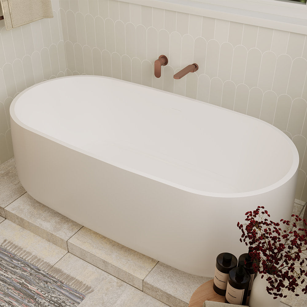 Rondo Swivel Bath Outlet, Brushed Copper