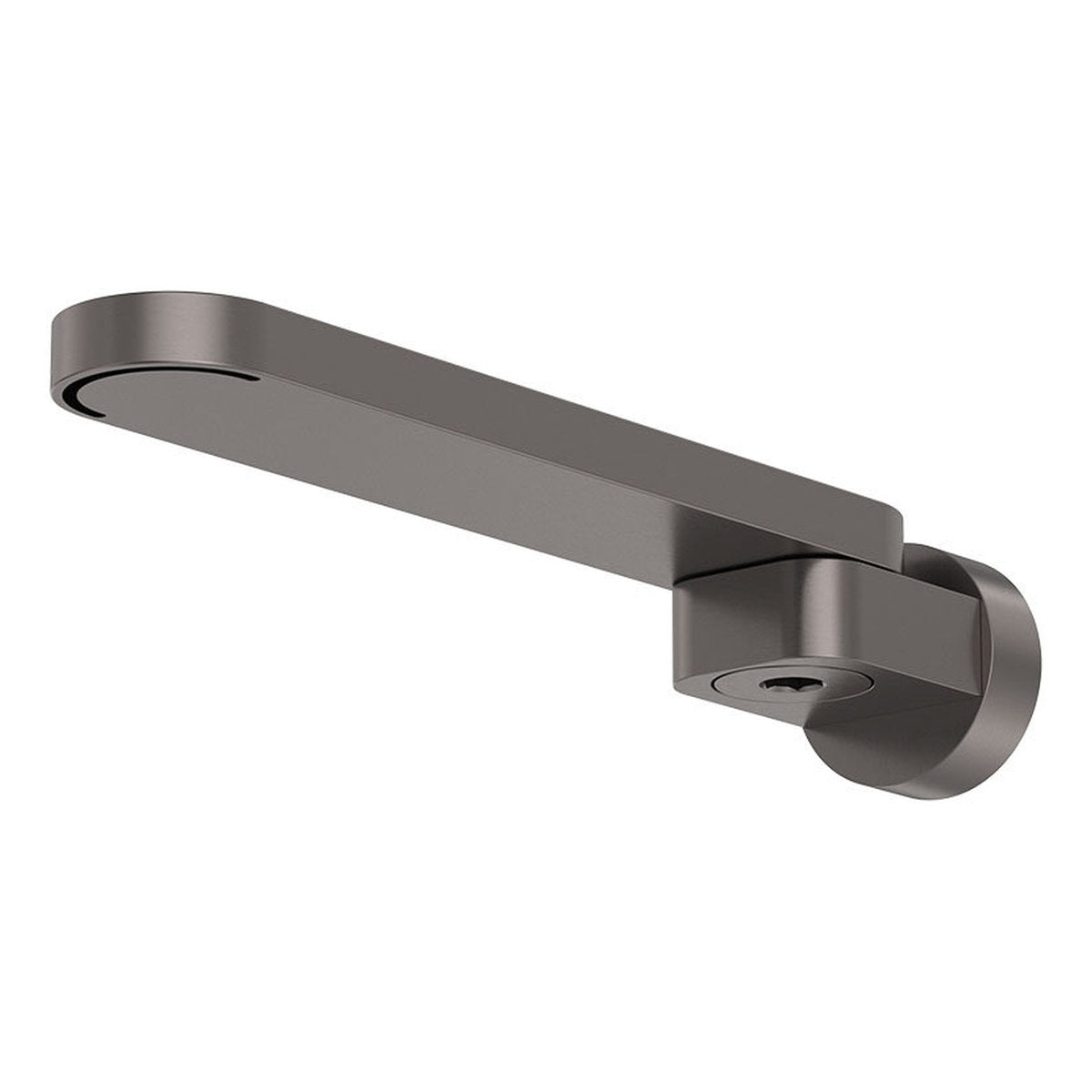 Rondo Swivel Bath Outlet, Gun Metal