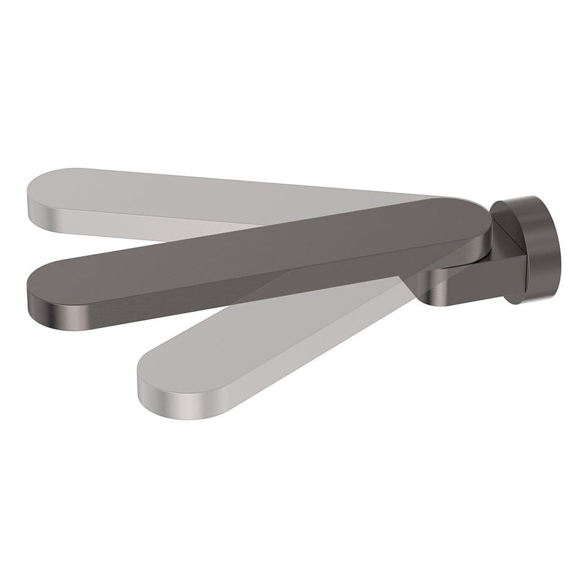 Rondo Swivel Bath Outlet, Gun Metal