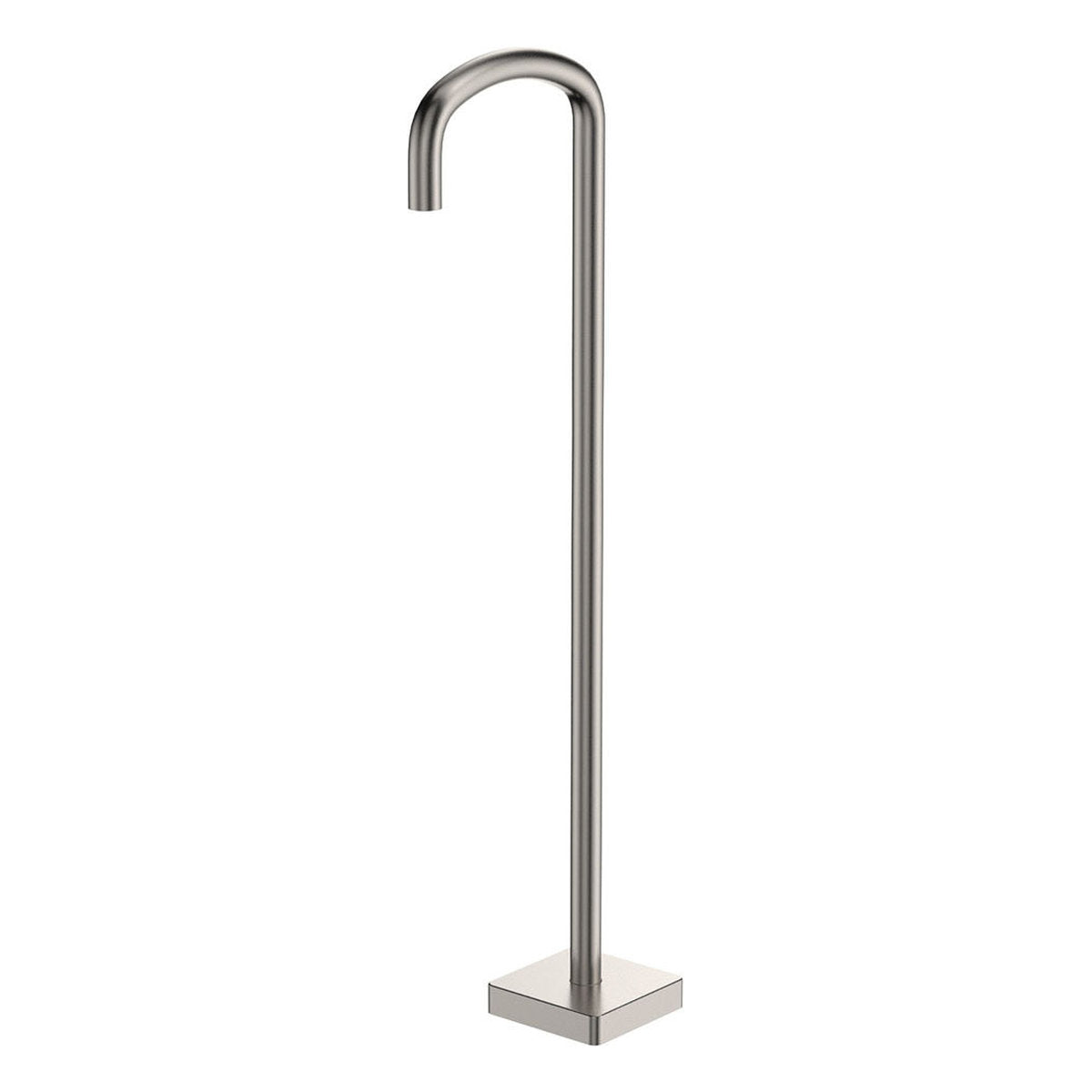 Fienza Tono Floor Mounted Bath Outlet, Brushed Nickel