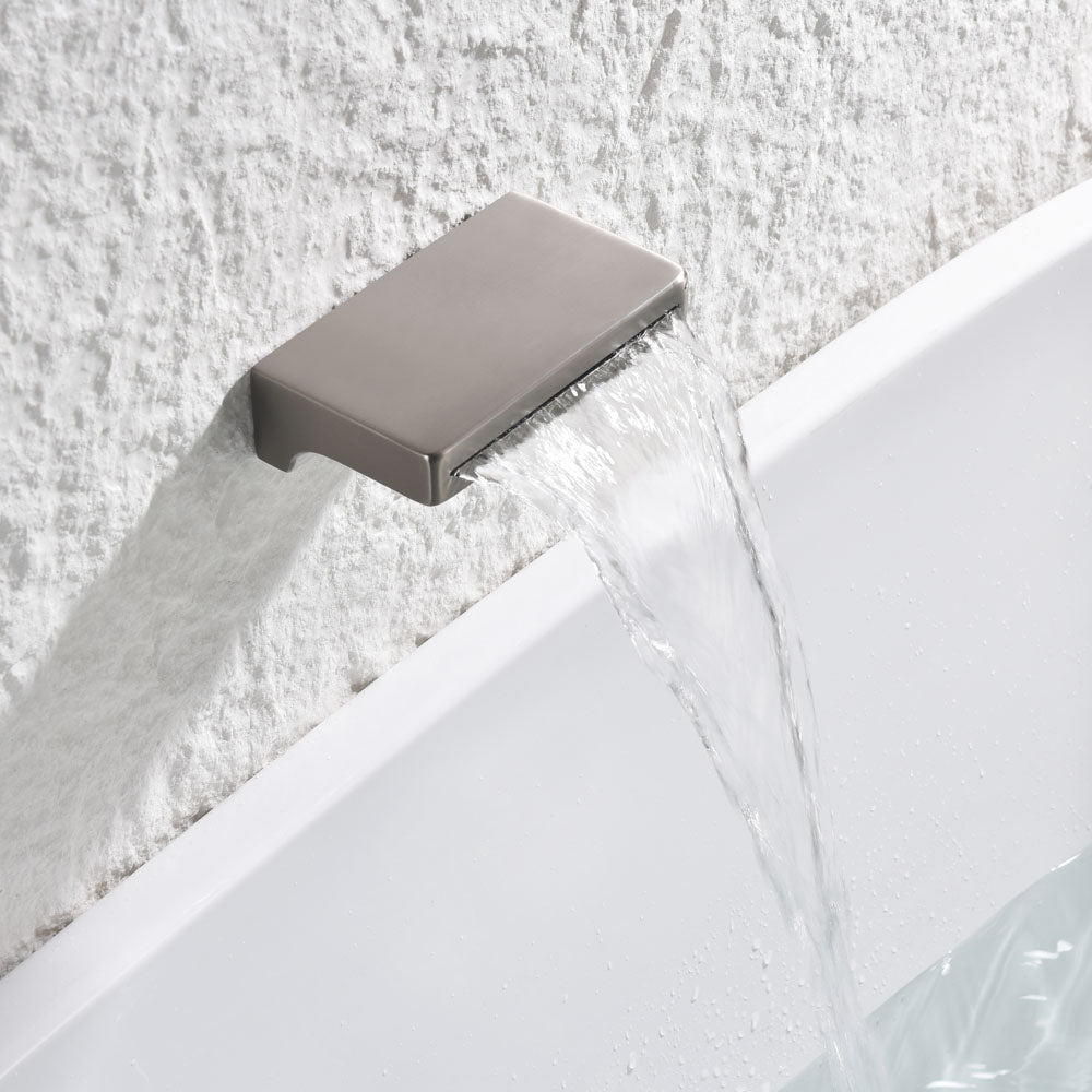 Fienza Forche Bath Outlet, Brushed Nickel