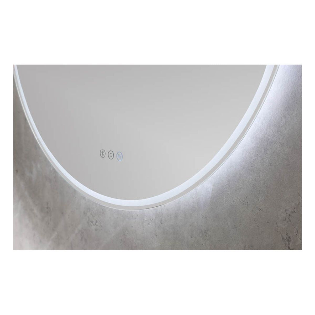 Sphere 600 LED Mirror with Dimester and Portable Magnifier - Frameless