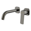 Millennium Cioso Square Wall Basin Mixer with Akemi Handle, Gun Metal