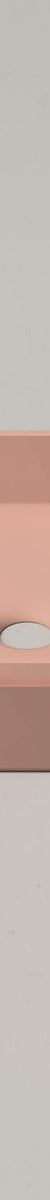 Nood Surface Mount Stepp Rectangle Basin in Blush Pink