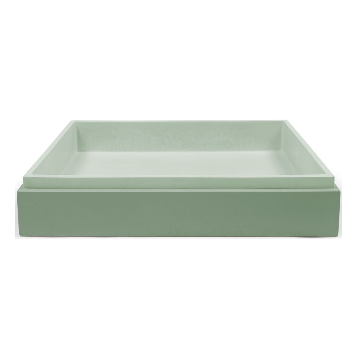 Nood Surface Mount Stepp Rectangle Basin in Mint