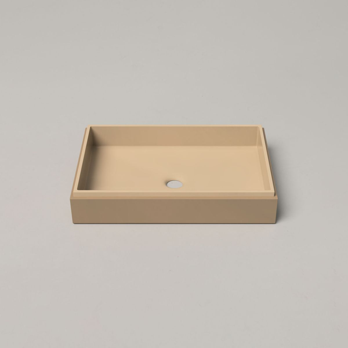 Nood Surface Mount Stepp Rectangle Basin in Sand