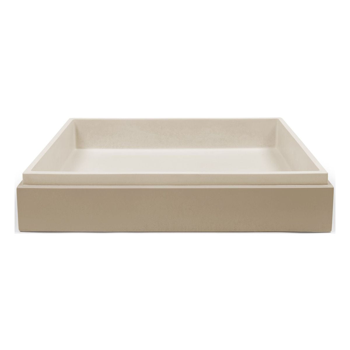 Nood Surface Mount Stepp Rectangle Basin in Sand