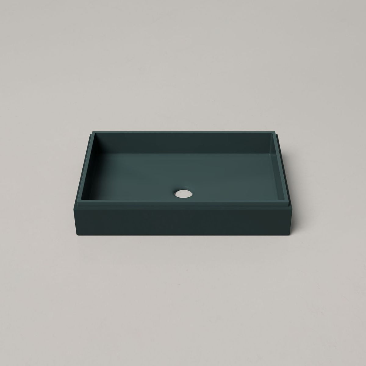 Nood Surface Mount Stepp Rectangle Basin in Teal