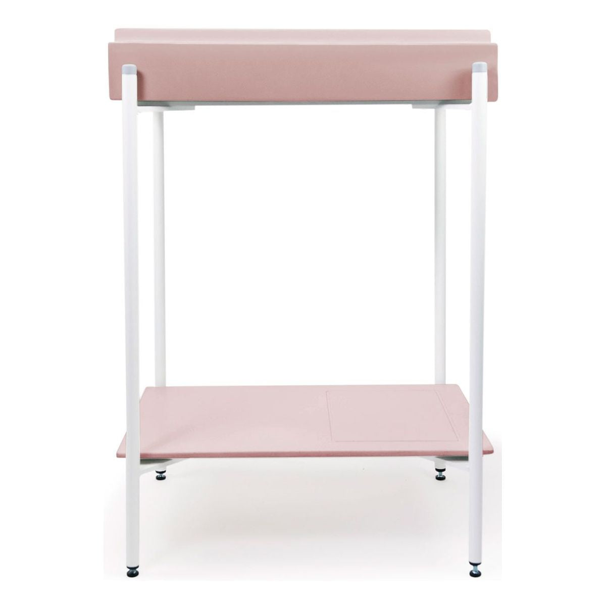 Nood Stands Stepp Rectangle Basin Blush Pink