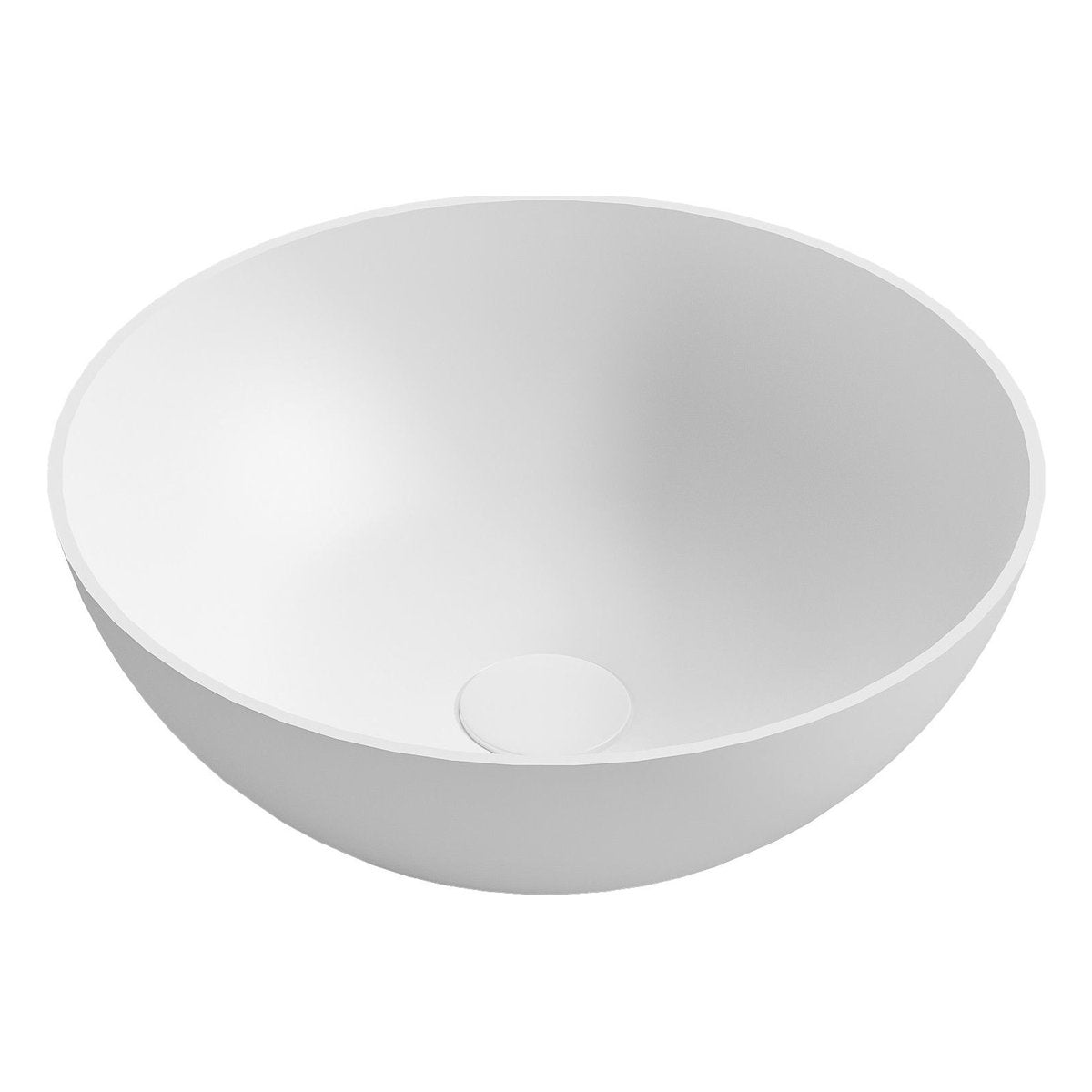 Otti London Solid Surface 400x400x150 Matte White Basin NF