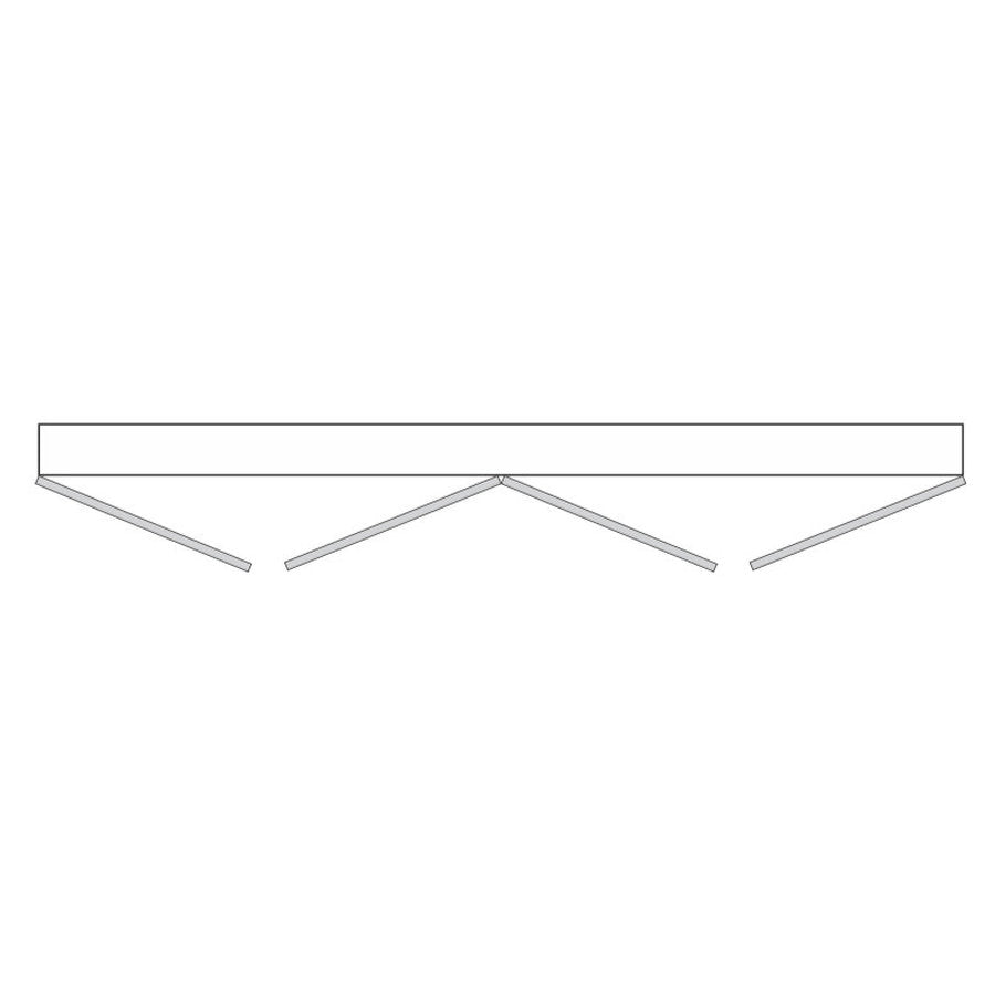 ADP Silk Mirrored Cabinet 1500, 4-Doors