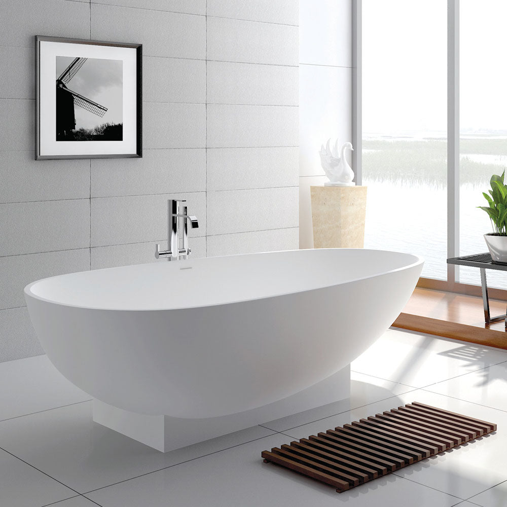 Fienza Lagoona Solid Surface Bath, 1800