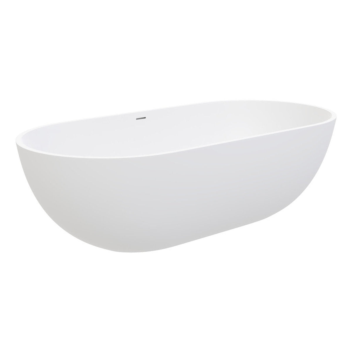 Fienza Nero Solid Surface Bath, 1780mm