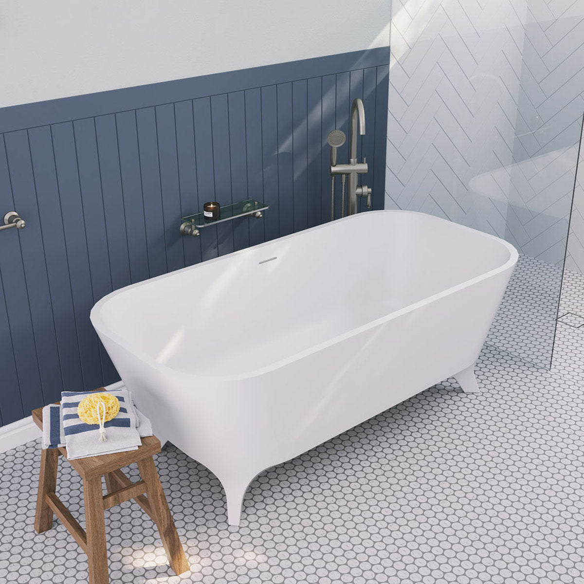 Fienza Hampton Solid Surface Bath