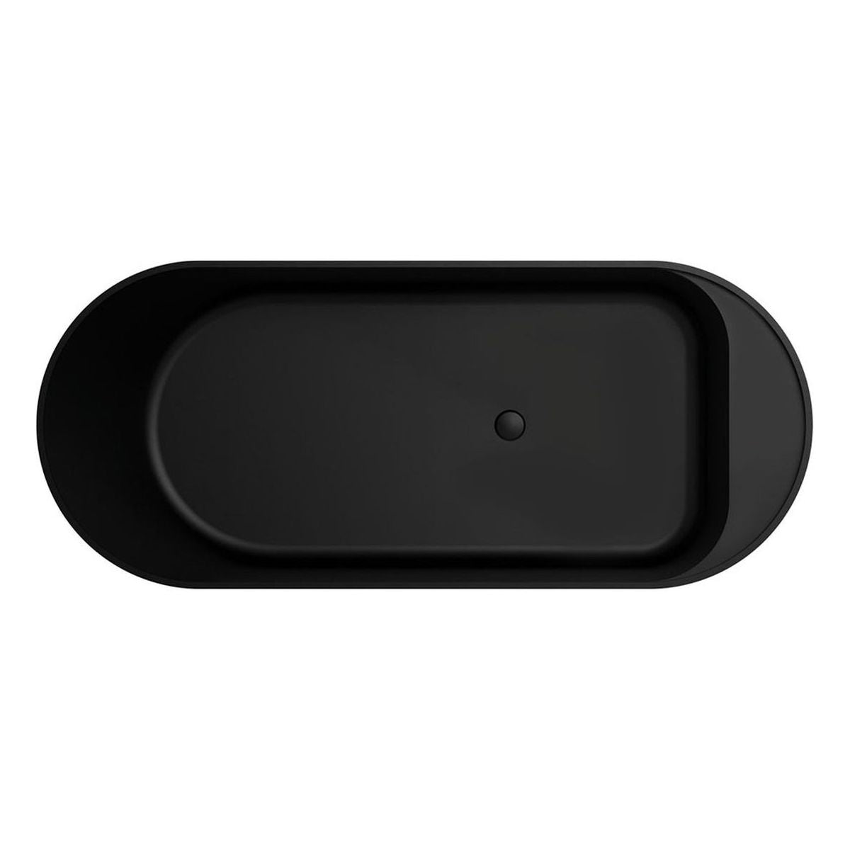 Minka Solid Surface Bath, 1700mm, Matte Black