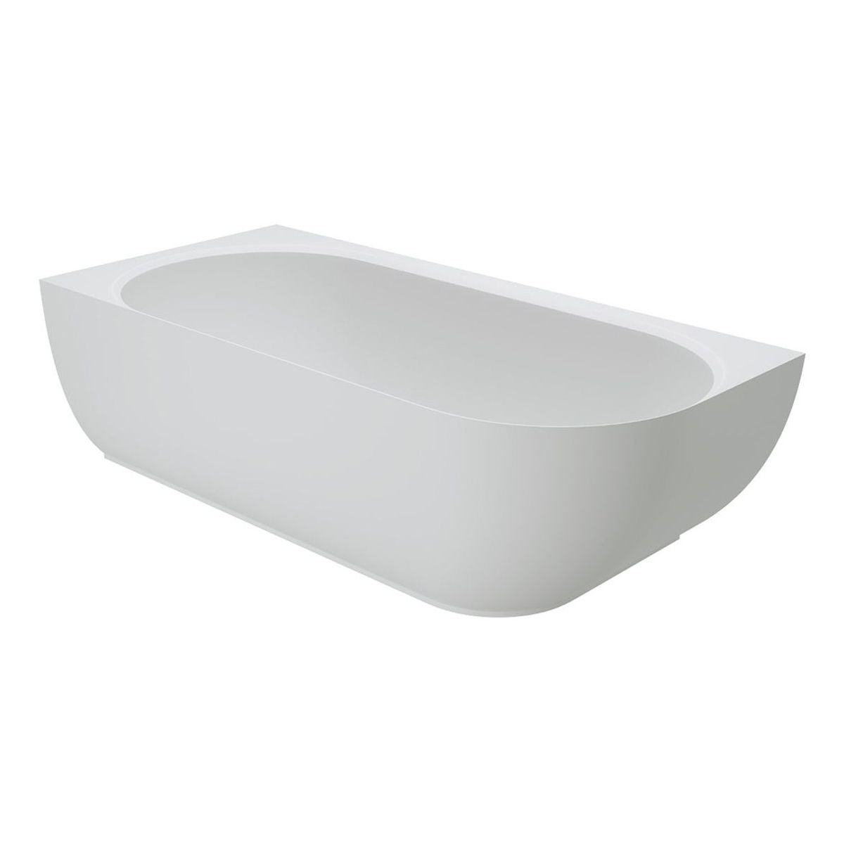 Matta Right-Hand Solid Surface Corner Bath, 1700mm