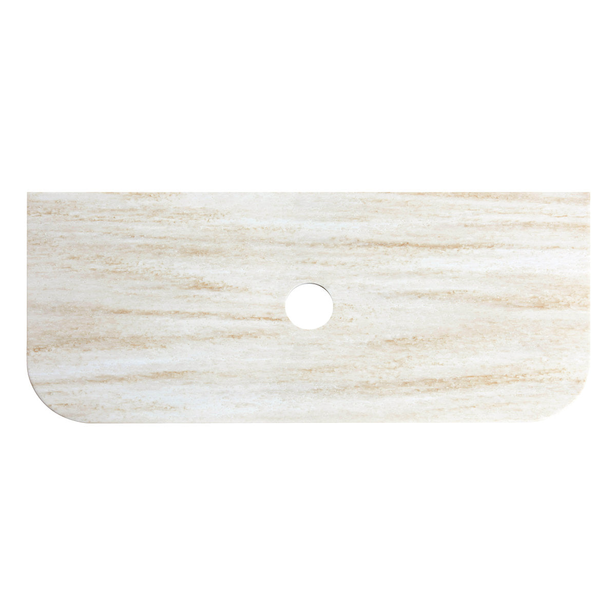 Bondi Woodland Oak 1200mm Fluted Curve Vanity