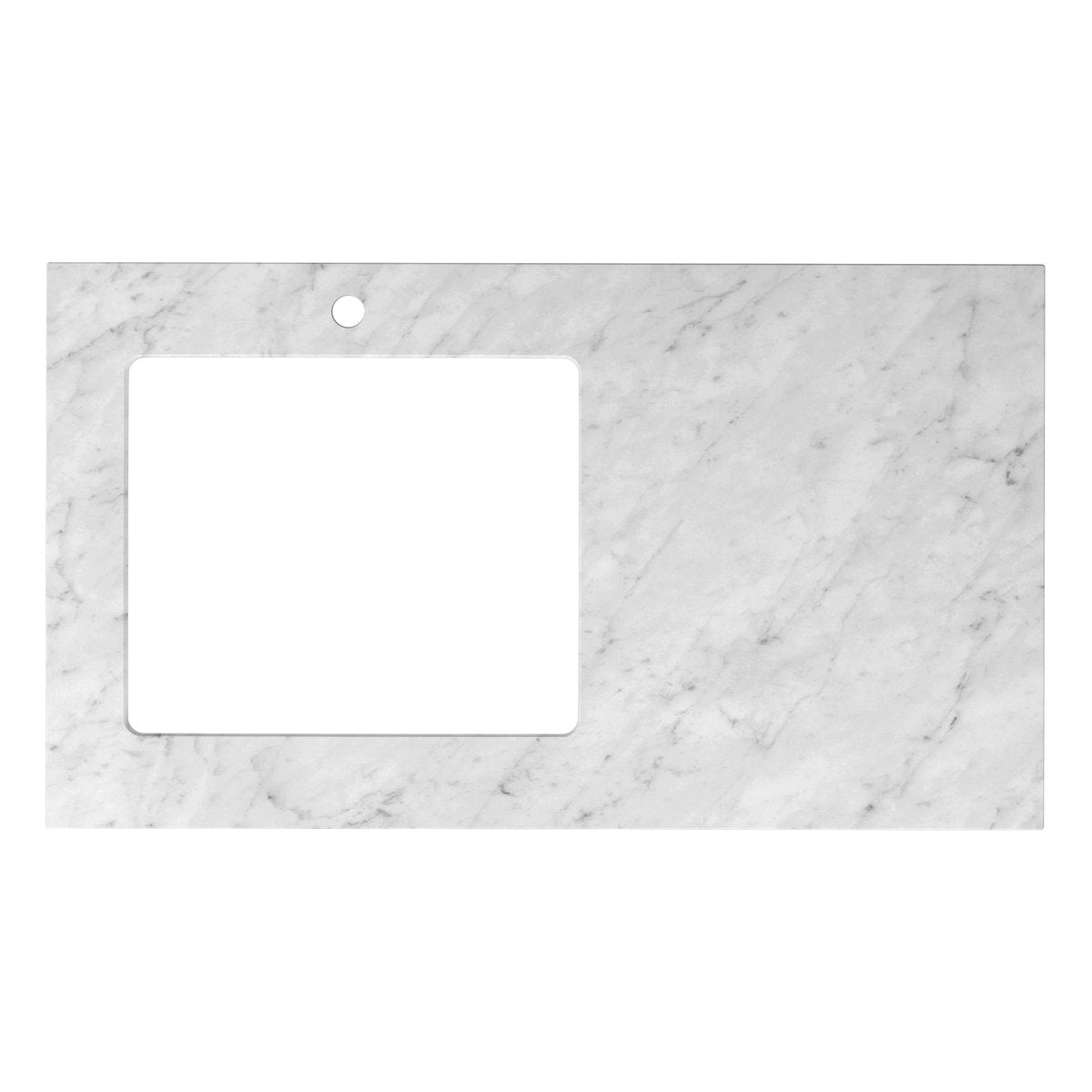 Otti Laundry Natural Carrara White Marble Top 1060