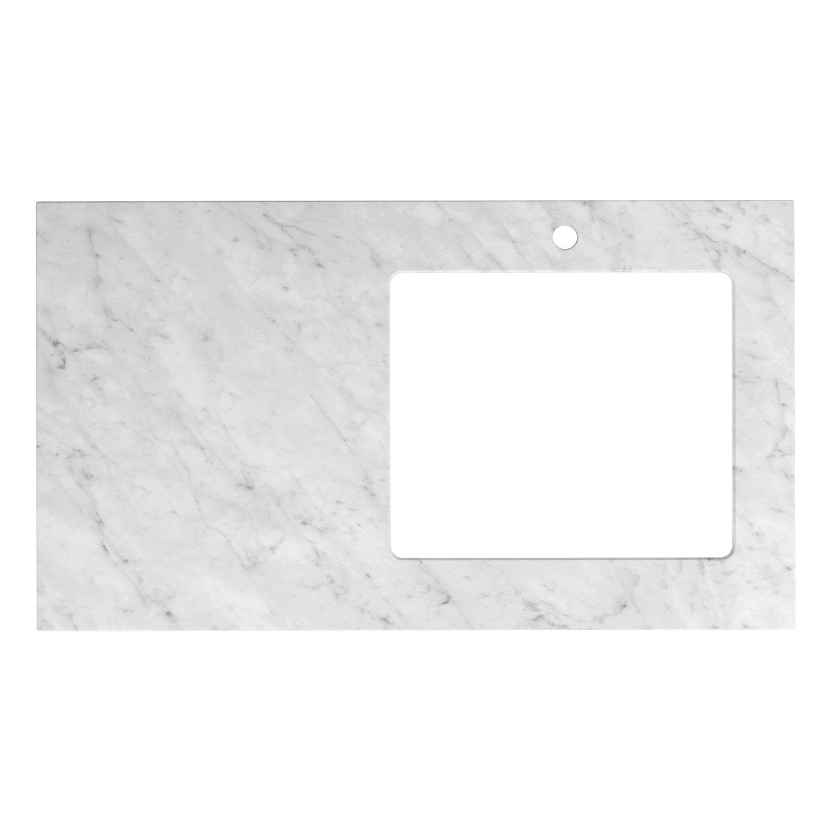 Otti Laundry Natural Carrara White Marble Top 1060