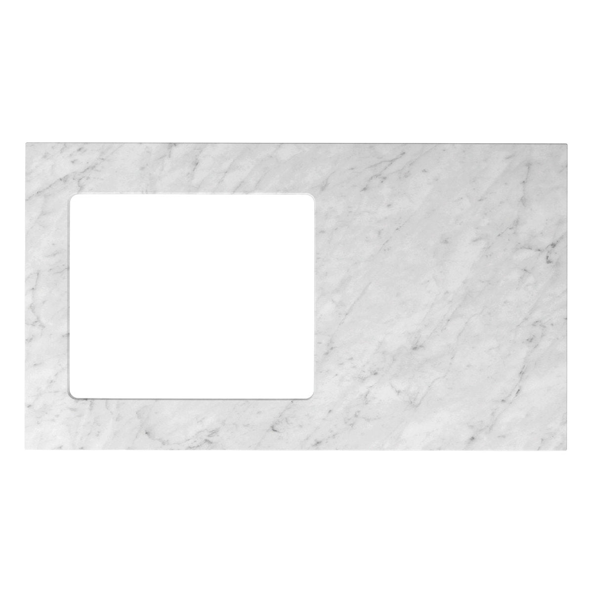 Otti Laundry Natural Carrara White Marble Top 1060