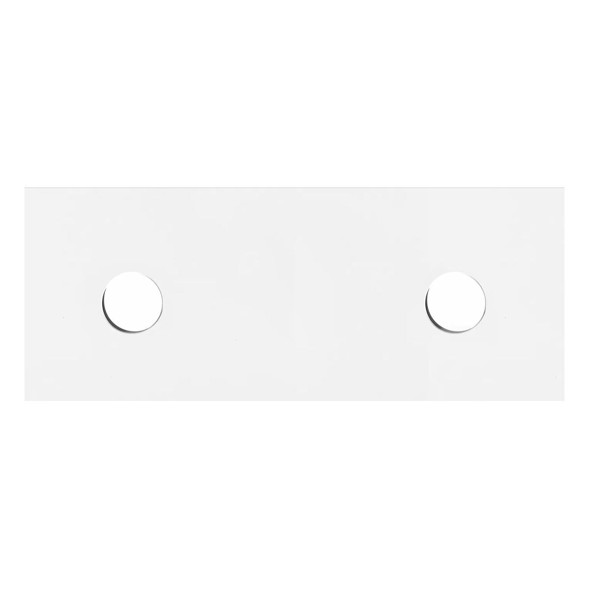 Byron Natural Oak Wall Hung Vanity Cabinet Double Bowl 1500mm