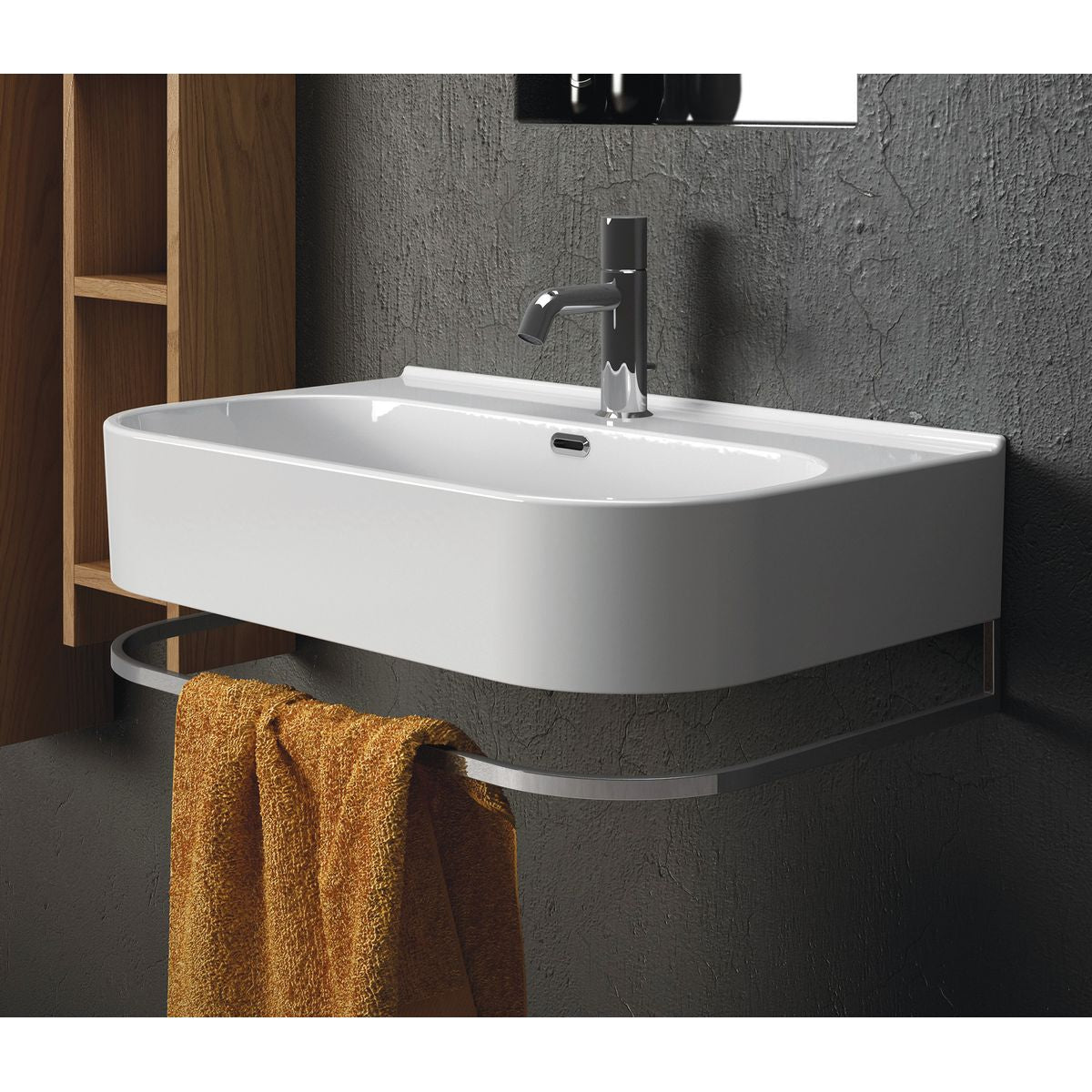 Studio Bagno Synthesis 50 Towel Rail - Chrome