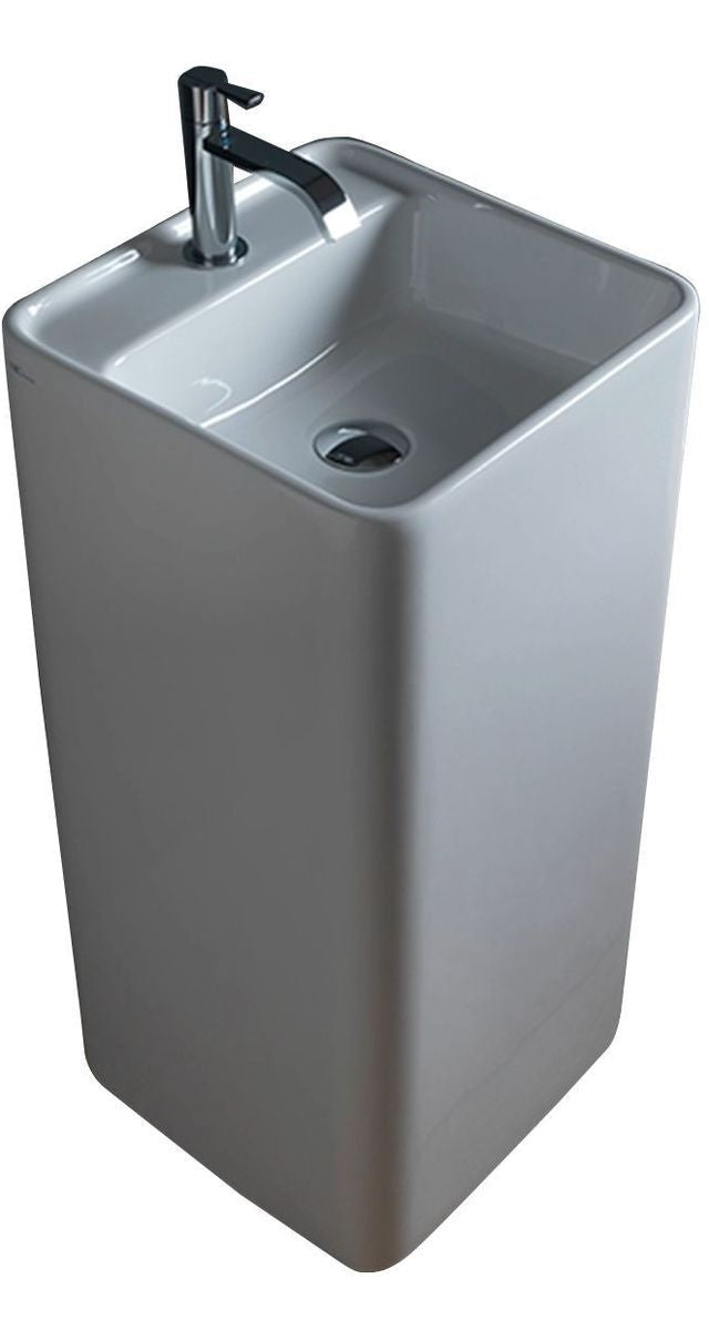 Studio Bagno Semplice Column (With Tap Landing - 1 Taphole)