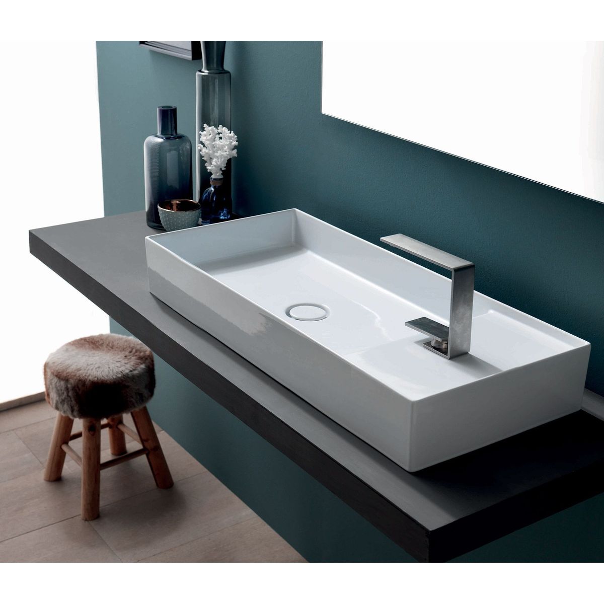 Studio Bagno Shard X 85 Bench Basin - 1 Taphole
