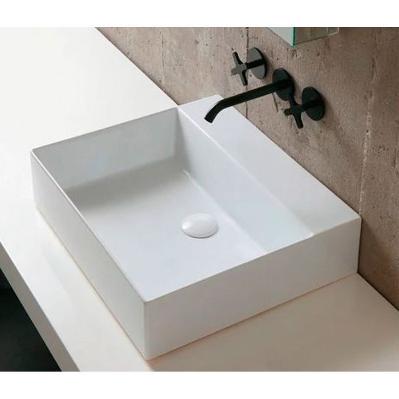 Studio Bagno Shard 50 Bench/Wall Basin - No Taphole